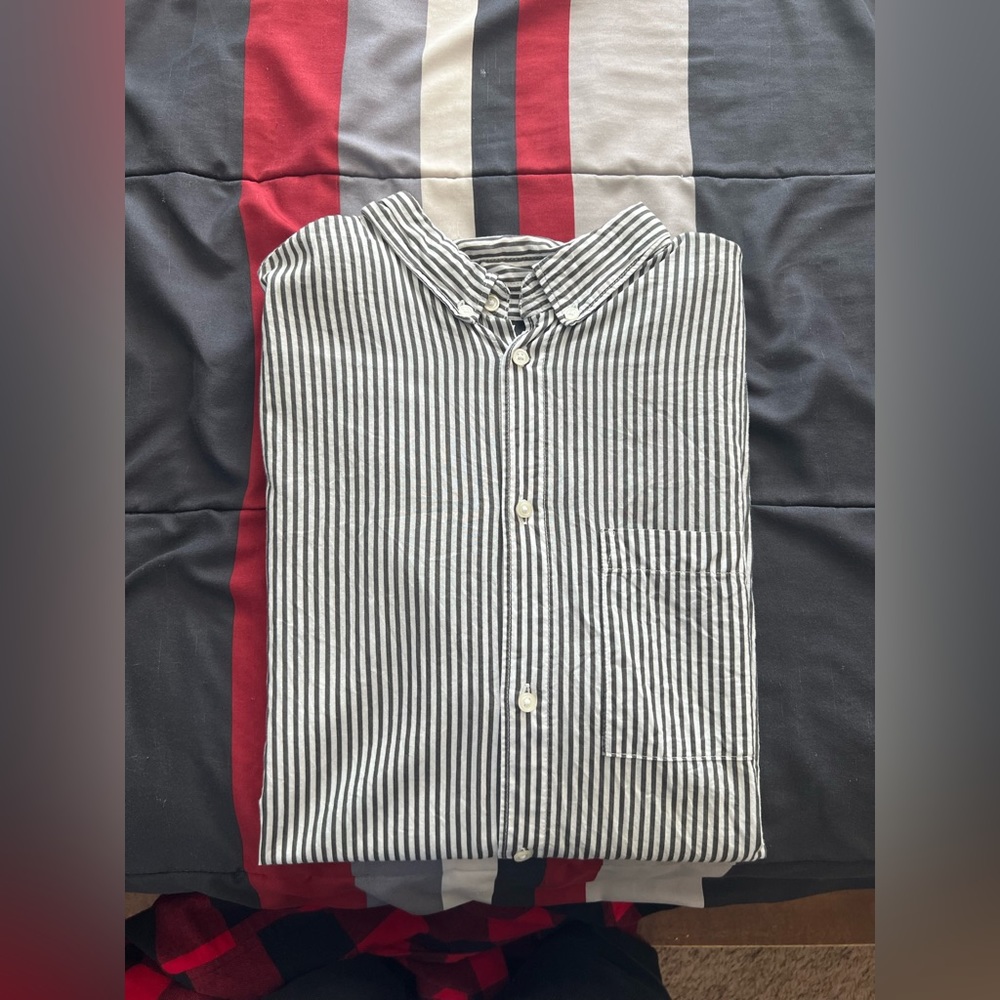 Black and white striped shirt